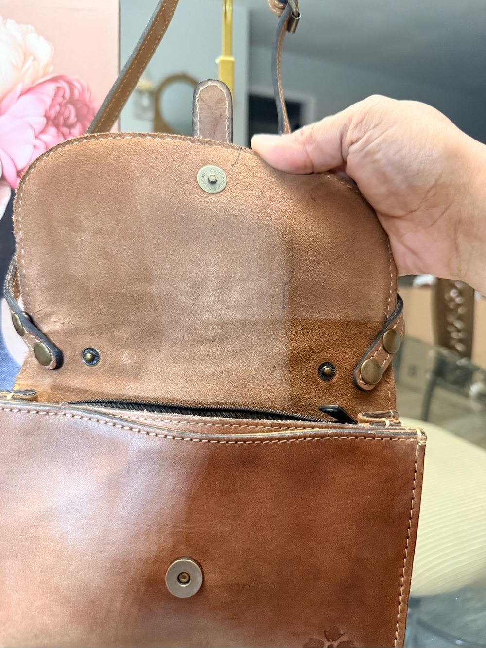 Patricia Nash Tan Woven Shoulder bag - Picture 4 of 8